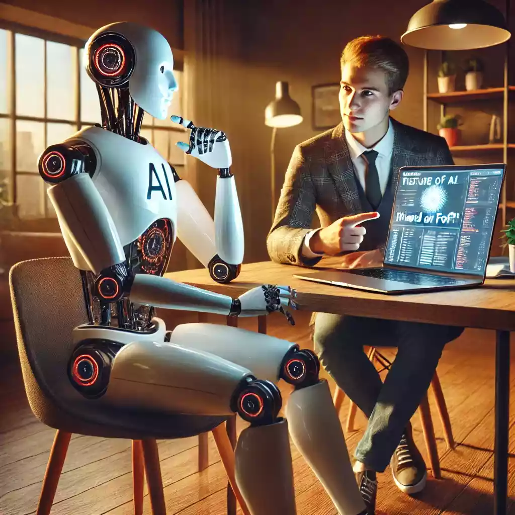 AI and human working side by side